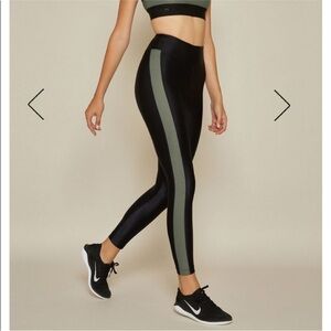 Koral Dynamic Duo Green Mesh Shine Leggings